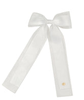 DaCEE DESIGNS ORGANZA SATIN RIBBON BOW CLIP
